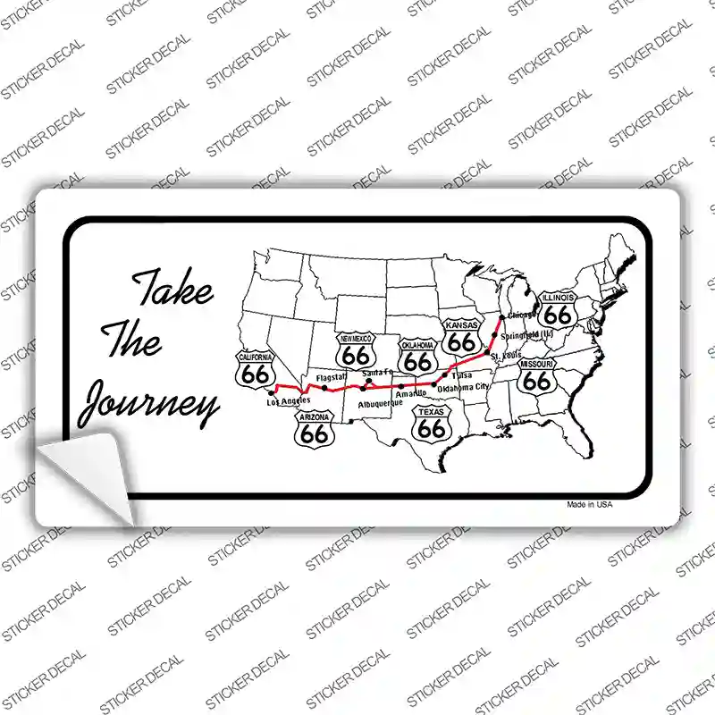 Take The Journey Novelty Sticker Decal
