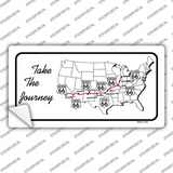 Take The Journey Novelty Sticker Decal