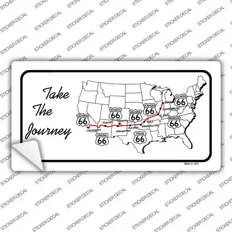 Take The Journey Novelty Sticker Decal