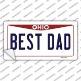 Best Dad Ohio Novelty Sticker Decal