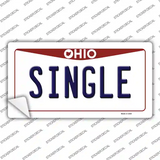 Single Ohio Novelty Sticker Decal
