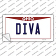 Diva Ohio Novelty Sticker Decal