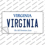 Virginia Novelty Sticker Decal