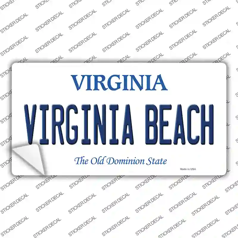 Virginia Beach Virginia Novelty Sticker Decal