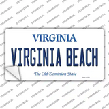 Virginia Beach Virginia Novelty Sticker Decal