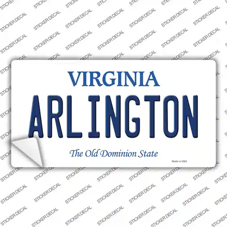 Arlington Virginia Novelty Sticker Decal