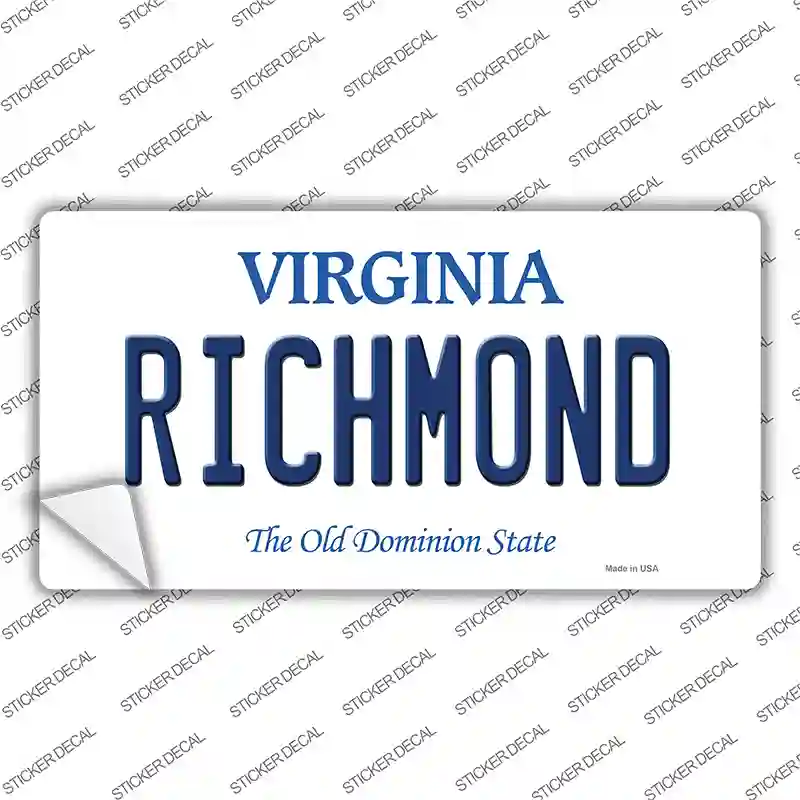 Richmond Virginia Novelty Sticker Decal
