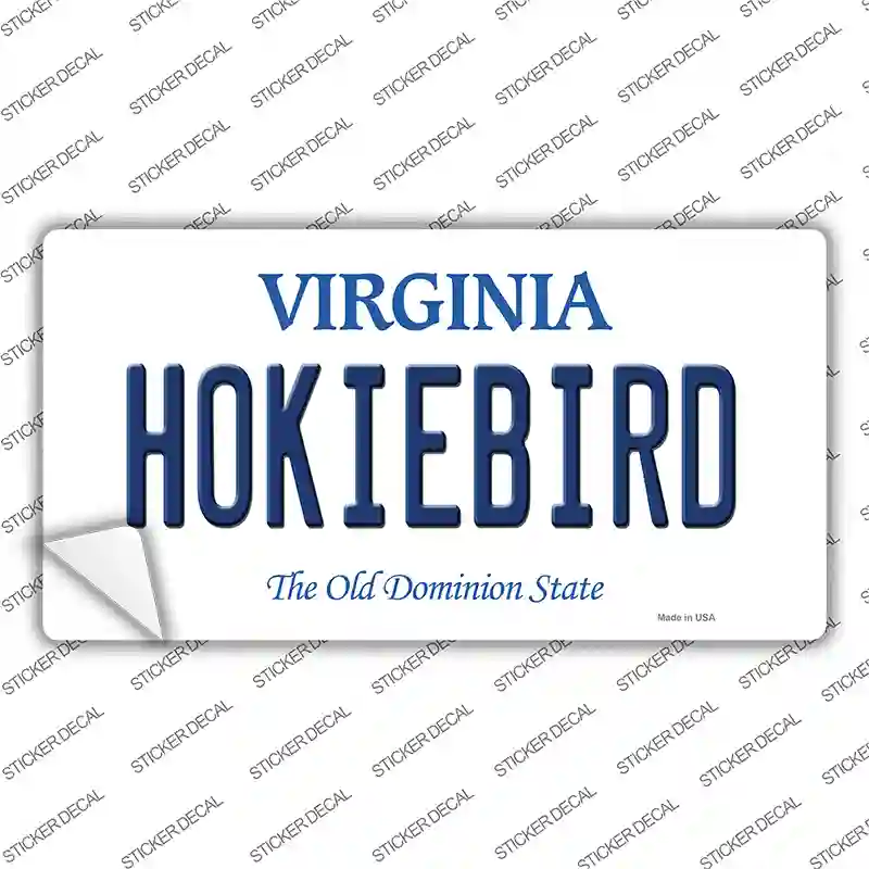 Hokiebird Virginia Novelty Sticker Decal