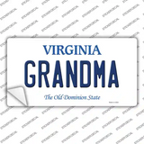 Grandma Virginia Novelty Sticker Decal