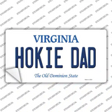 Hokie Dad Virginia Novelty Sticker Decal