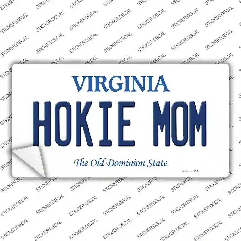 Hokie Mom Virginia Novelty Sticker Decal