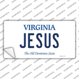Jesus Virginia Novelty Sticker Decal