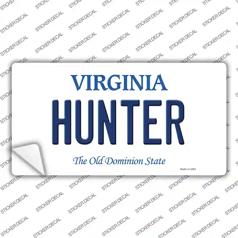 Hunter Virginia Novelty Sticker Decal