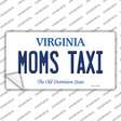 Moms Taxi Virginia Novelty Sticker Decal