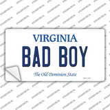 Bad Boy Virginia Novelty Sticker Decal