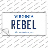 Rebel Virginia Novelty Sticker Decal