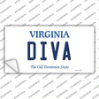 Diva Virginia Novelty Sticker Decal