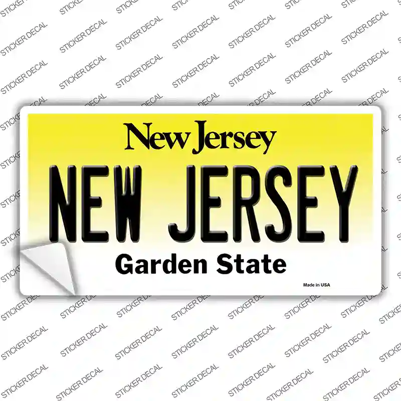 New Jersey Novelty Sticker Decal