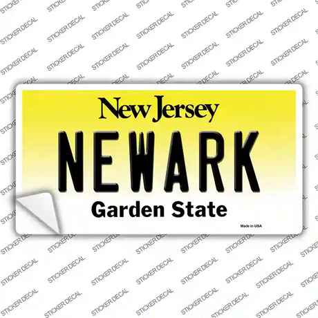 Newark New Jersey Novelty Sticker Decal