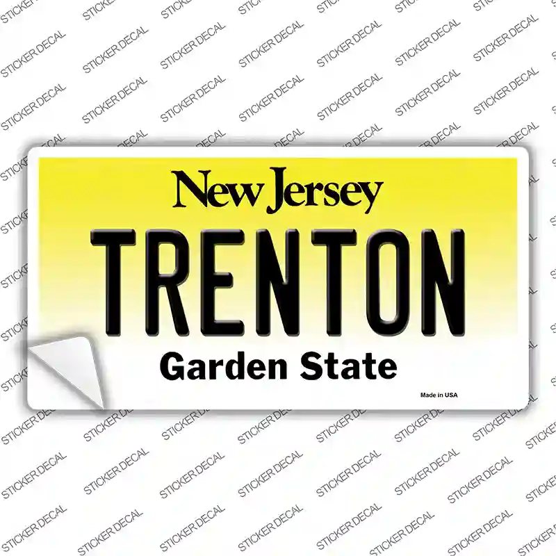 Trenton New Jersey Novelty Sticker Decal