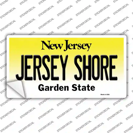 Jersey Shore New Jersey Novelty Sticker Decal