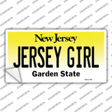 Jersey Girl New Jersey Novelty Sticker Decal