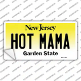 Hot Mama New Jersey Novelty Sticker Decal