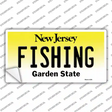 Fishing New Jersey Novelty Sticker Decal