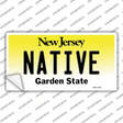 Native New Jersey Novelty Sticker Decal