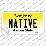 Native New Jersey Novelty Sticker Decal