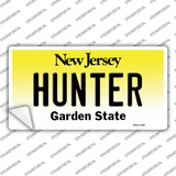 Hunter New Jersey Novelty Sticker Decal
