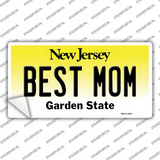 Best Mom New Jersey Novelty Sticker Decal
