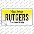 Rutgers New Jersey Novelty Sticker Decal
