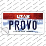 Provo Utah Novelty Sticker Decal