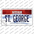 St George Utah Novelty Sticker Decal