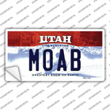 Moab Utah Novelty Sticker Decal