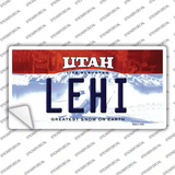 Lehi Utah Novelty Sticker Decal