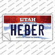 Heber Utah Novelty Sticker Decal