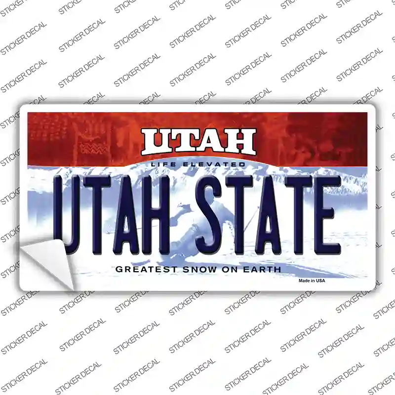 Utah State Utah Novelty Sticker Decal