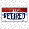 Retired Utah Novelty Sticker Decal