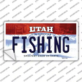 Fishing Utah Novelty Sticker Decal