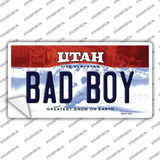 Bad Boy Utah Novelty Sticker Decal