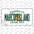 Marco Island Florida Novelty Sticker Decal