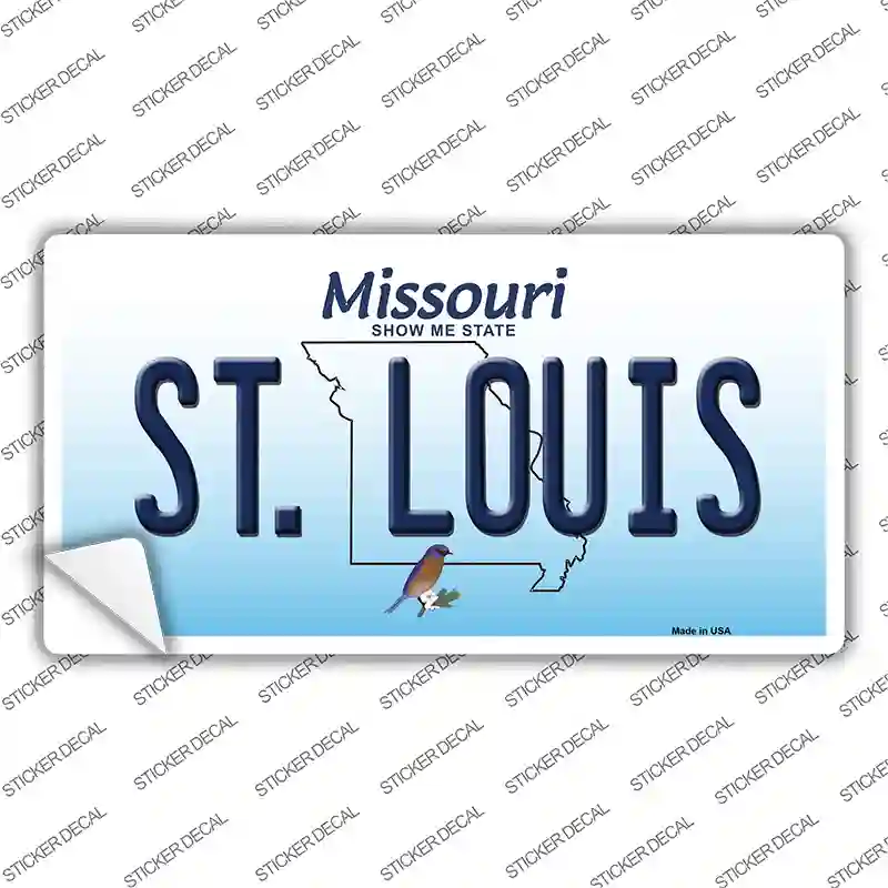 St Louis Missouri Novelty Sticker Decal
