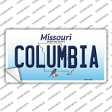 Columbia Missouri Novelty Sticker Decal