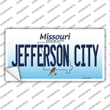 Jefferson City Missouri Novelty Sticker Decal