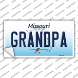 Grandpa Missouri Novelty Sticker Decal