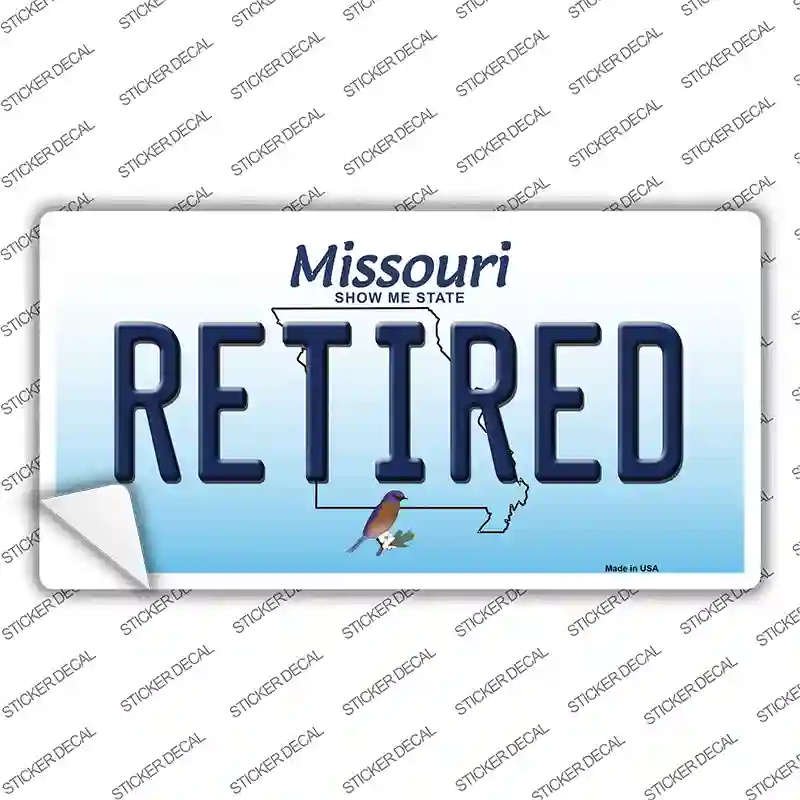 Retired Missouri Novelty Sticker Decal