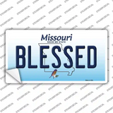 Blessed Missouri Novelty Sticker Decal