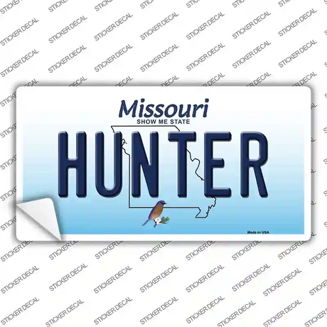 Hunter Missouri Novelty Sticker Decal
